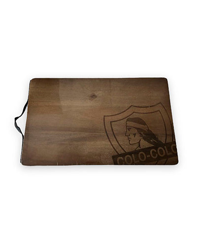 Tabla madera logo Colo Colo